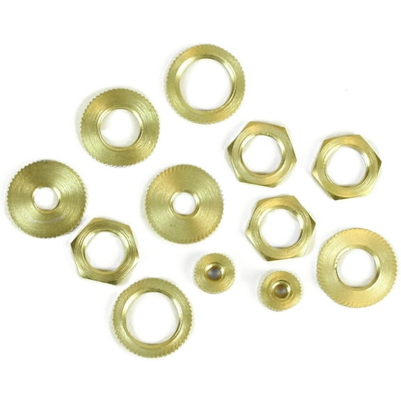 Jandorf 60168 Locknut Assortment, Brass