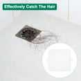 thumbnail image 4 of Disposable Shower Drain Hair Catcher, 10Pack Disposable Hair Catchers Mesh Stickers (100mmx100mm, White), 4 of 7