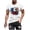 White, variant on 250th American Eagle Flag Tees for Men Casual Short Sleeve Crewneck Muscle Blouse Basic Plus-size T-Shirt