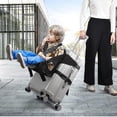 thumbnail image 2 of Travel Seat, Ride-on Suitcase For Kids, Carry On Luggage With Seat, Foldable Travel Child Seat, Toddler Carrier For Carry-on Luggage G, 2 of 5