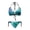 Impressionist Oil Painting Style Ocean & Sailboat Print, variant on Chririnla Women's Halter Triangle Bikini Set - Southwestern Geometric Diamond Print, Tie Side Bottoms - Sexy Quick Dry Swimwear for Beach Vacation & Pool Party