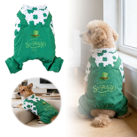 St. Patrick's Day Pet â Festive Holiday Outfit for Dogs & Cats, Comfortable Party Wear