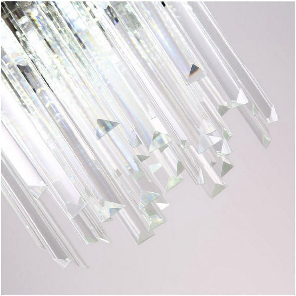 Gold Plated Kitchen Island Dining Entry Crystal Chandelier Pendant 12"
