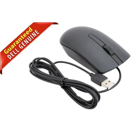 Dell Mouse USB Wired Optical Mouse CN-0DV0RH-L0300 Black MS116T