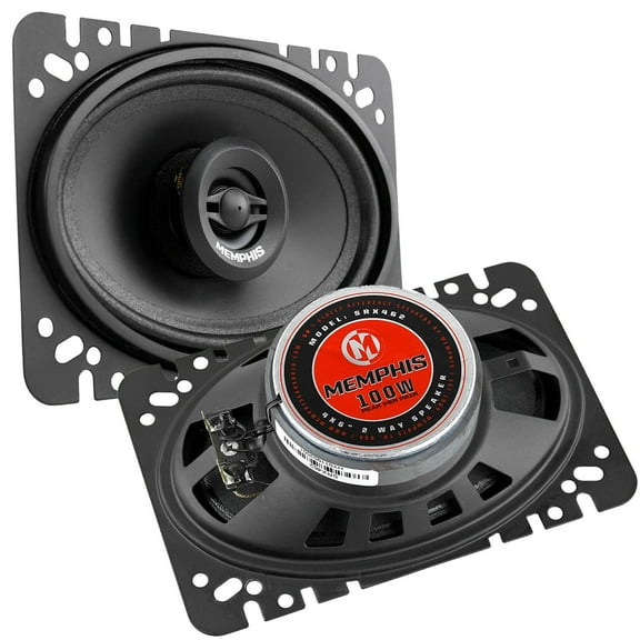 Memphis Audio SRX462 Street Reference Series 4x6" Coaxial Speakers 50W
