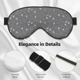 thumbnail image 2 of Rocae Airplane Routes Around The World for Mask for Women Men, Luxury Eye Cover Eye Shade with Adjustable Strap for Travel, Nap, Meditation, 2 of 7