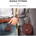 thumbnail image 4 of Funda de piel auténtica para Galaxy Buds Live, funda protectora portátil a prueba de golpes con llavero compatible con Samsung Galaxy Buds Live Earbuds Accessories 2020 (rojo) WD.WDQZL electrónico, 4 of 4