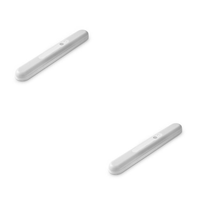 Bearachild Luz nocturna LED de montaje en pared recargable, Sensor de movimiento regulable, lámpara de emergencia alimentada por para el hogar, el Blanco frio 30 centimetros 2piezas Bearachild CBP180295
