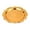 Gold-3.94 Inch, variant on VMWMSSR Round Metal Serving Tray, Decorative Dinner Plate For Desserts, Appetizers & Parties, Compact Tabletop Platter For Home & Events(Silver-3.94 Inch)