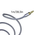 thumbnail image 2 of Essager Cable extensor de auriculares para teléfono Cable de extensión de 3,5 mm Cable de audio trenzado para auriculares, 1 metro Inevent EL5285-01, 2 of 7