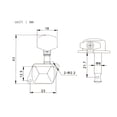 thumbnail image 3 of 6 Pack of Semiclosed Guitar String Tuning Pegs All Right Guitar Machine Heads, 3 of 7