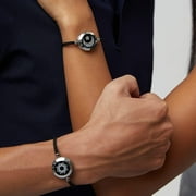 TOTWOO Long Distance Touch Bracelets for Couples, Vibration & Light up for Love Couples Bracelets | Long Distance Relationship Gifts for Girlfriend