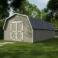 thumbnail image 2 of Little Cottage Co. 12x24 Classic Gambrel Barn with 4 ft. Sidewalls and Floor, Outdoor Wood Storage Shed Do-It-Yourself Precut Kit, 2 of 14
