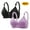 Black, variant on 2PC Mini-mizer Bras for Women's Push-Up Embroidered Glossy Comfortable Breathable Bra Underwear No Rims