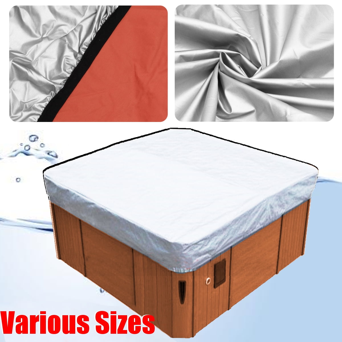36 Sizes Universal Hot Tub Cover Cap All Weather Spa Cover Harsh Guard