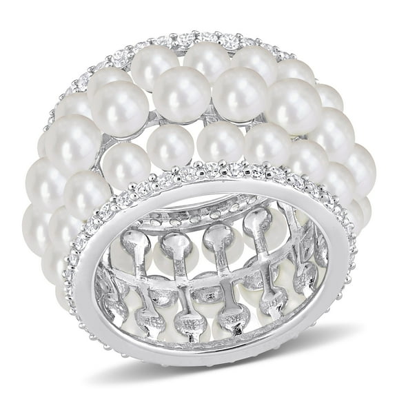 Everly Women's Created Sapphire Sterling Silver Ring