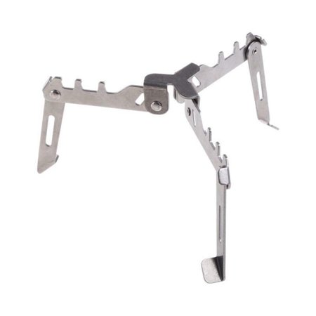 JMLIANG Silver Bracket for Secure Mounting, Stainless Steel Construction, Triangular Support Base, Collapsible for Storage
