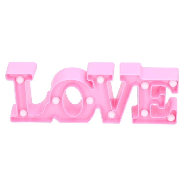 Luz decorativa,Lámpara LOVE 10LED Noche Novedad Iluminación Lámpara de noche Diseño de clase mundial