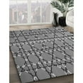 thumbnail image 2 of Ahgly Company Indoor Round Patterned Dark Gray Area Rugs, 8' Round, 2 of 6