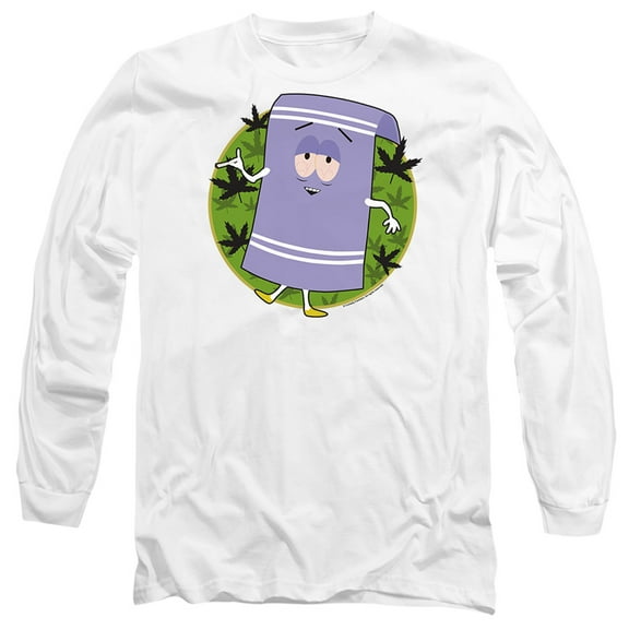 South Park Towelie Unisex Adult Long-Sleeve T Shirt,Towelie, 2X-Large