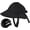 Black, variant on Hat Shaped Bike Helmet For Women Sun Protection Cycling Helmet Lightweight Ladies Bicycle Helmet Suitable For Commuting Cycling Outdoor Fishing Sun Hat Style Safety Helmet