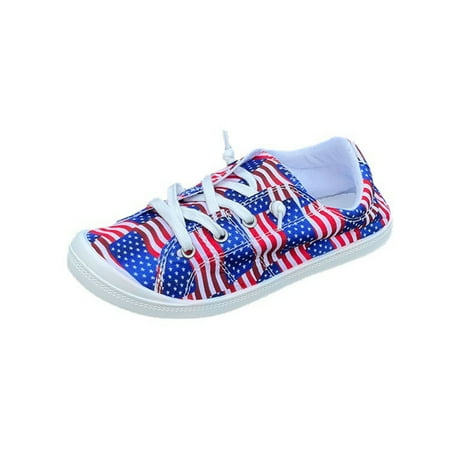 

MIARHB Floral Print Women s Sports Shoes Flat Breathable Shoes Women s Shoes Blue 40