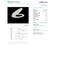 thumbnail image 4 of Centoco 1700SC-106 Elongated Plastic Toilet Seat with Safety Close, Bone, 4 of 4