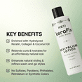 thumbnail image 2 of Red by Kiss Kerafix Curl Bond Revitalizer Lotion (8 Oz), Curl Defining Cream for Curly Hairm Types, Anti-Frizz Bond Repair Enhance Shape, Boost Shine, Restore Definition With Keratin & Coconut Oil, 2 of 7