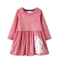 thumbnail image 6 of Godderr Toddler Girls Long Sleeve Dress,Kids Princess Dress,Baby Girl Cartoon Dress for 2-8y, 6 of 6