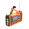 thumbnail image 2 of Emergency Weather Radio, 10000MAh Weather Alert Radio Solar Charging, Hand Crank & USB , AM/FM Radio, 2 of 9