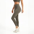 thumbnail image 5 of Womens High Waist Seamless Gym Leggings, Squat Proof Stretchable Tight Sports Pants for Yoga Workout Gray M, 5 of 6