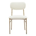 thumbnail image 3 of ZUO Sydhavnen Dining Chair Cream & Gold, 3 of 5