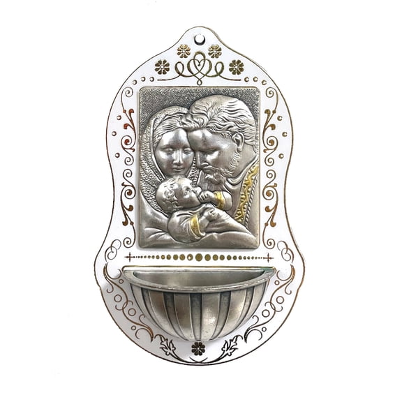 Holy Water Font Holy Family - 4.5"