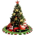 thumbnail image 4 of Christmas Tree Skirt 48 Inches Tree Skirts, Large Christmas Decor Mat for Decor Holiday Party Indoor Outdoor, 4 of 6