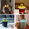 thumbnail image 4 of Cartoon Silicone Cup Lids Anti-dust Airtight Seal Mug Bowl Cover Glas Mit Deckel Silica Gel Fruit Drink Coffee Caps, 4 of 6