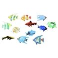 thumbnail image 1 of 12pcs Mini Ocean Animal Tropical Fish Figure Model Preschool Kids Educational Toys, 1 of 9