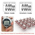thumbnail image 4 of Stopwatch,Metal Stop Watch for Sports Waterproof Stopwatches Timer for Sports and Competitions, 4 of 4