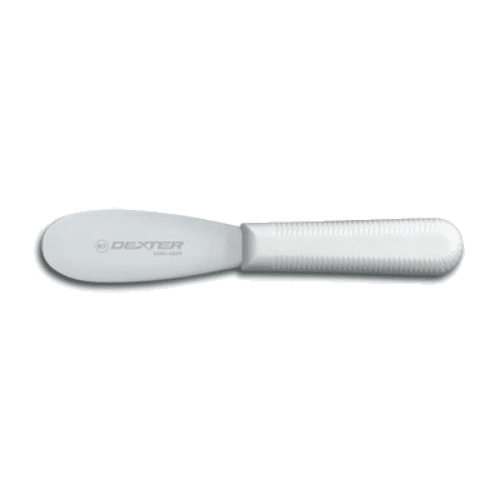 Dexter Russell S173R-PCP Sani-Safe (18193R) Sandwich Spreader, 3-1/2", stainless steel blade, textured, polypropylene red handle, Perfect Cutlery Packaging, NSF Certified, Made in USA‌‌​‌‌‍​‌​​‌