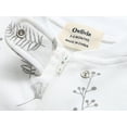 thumbnail image 4 of Owlivia Organic Cotton Baby Boy Girl Zip up Sleep N Play, Footless, Long/Short Sleeve(3-6Months,Leaf), 4 of 4
