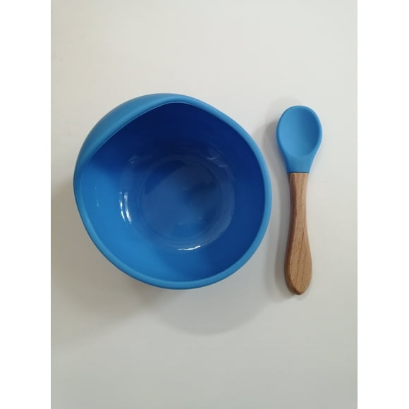 BOWL CON CUCHARA DE SILICON MARIAM BROWN BOWL DE SILICON CON CUCHARA