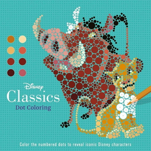 Disney Classics: Dot Coloring, (Paperback)