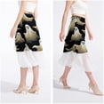 thumbnail image 4 of Beach Skirts Summer Dress Chiffon Women's Casual Polyester Strap Beach Dress for Summer Beach Party, 4 of 6