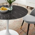thumbnail image 5 of Lippa 40" Performance Velvet Dining Table, 5 of 6