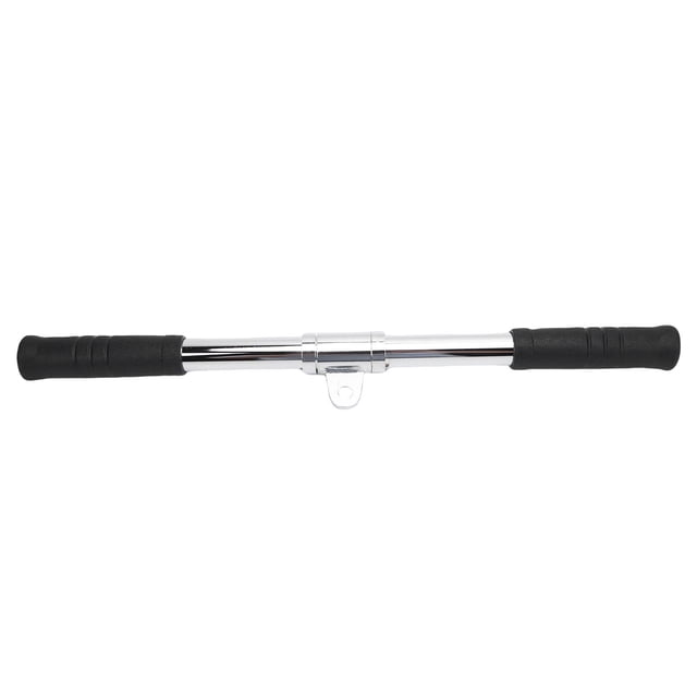 Pulldown Straight Bar, Horizontal Lifting Sweat Absorbent Portable Workout Straight Pulldown Handle with Spring Clamp for Trainer Fitness