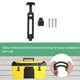 thumbnail image 4 of Uxcell 1-Pack Pestillos de Caucho Flexibles con Mango en T 7.9" para Caja de Herramientas, Negro, 4 of 6