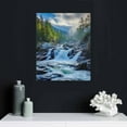 thumbnail image 4 of ONETECH Blue Sky White Forest Canvas Wall Art For Living Room Modern Artwork 16\x20\, 4 of 4