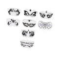 thumbnail image 4 of Plantillas de caras de carnaval Yuyangstore 8 Uds cara completa PET, 4 of 8
