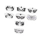 thumbnail image 4 of Plantillas de caras de carnaval Yuyangstore 8 Uds cara completa PET, 4 of 8