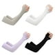 thumbnail image 1 of EeaseMX 4 pares de mangas de brazo con protección UV, transpirables y refrescantes para conducir al aire libre (estilo de puntos, negro, blanco, gris y morado)., 1 of 7
