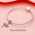 thumbnail image 3 of ROSIANNA Heart Enamel Bracelet Charm, 925 Sterling Silver, 3 of 6